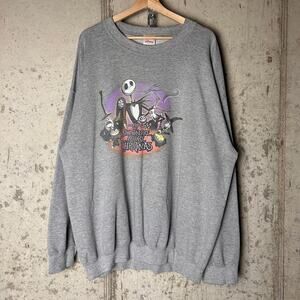Tim Burton's Nightmare Before Christmas Vintage Disney Halloween Sweater XXL